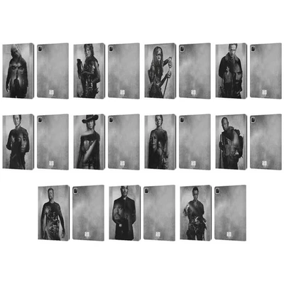 OFFICIAL AMC THE WALKING DEAD DOUBLE EXPOSURE LEATHER BOOK CASE FOR APPLE iPAD