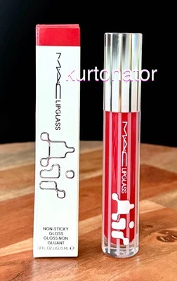 MAC Lipglass 227 TALENTED Red Lip Gloss NEW 0.17 fl.oz - Image 1 of 4