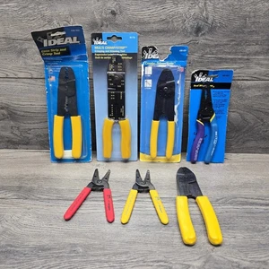 Ideal Industries Lote De 7 45-621 Alambre T-Stripper Cortador Crimpadora Amarillo (EE. UU.) - Imagen 1 de 8