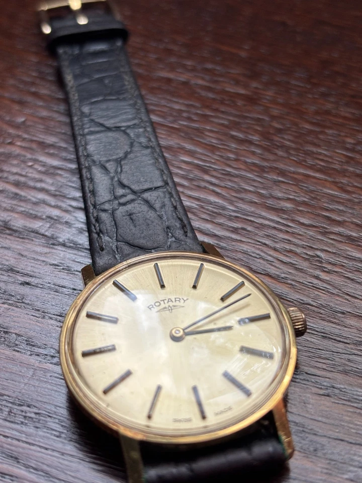 Vintage Swiss Rotary Watch - Case Made  in Germany - Boxed Working Smoothly - image 1 of 4