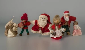 Alt Konvolut Weihnachts Figuren Engel Weihnachten Deko  Sammlung - Bild 1 von 8