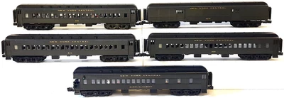 MTH ~ O GA ~ NY CENTRAL RR ~ 70' MADISON - JUEGO DE 5 VAGONES DE PASAJEROS ~ #20-4071 ~ NUEVO EN STOCK Foto 1 de 4