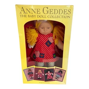 Anne Geddes Baby Stephanie 14” Doll 1999 The Baby Doll Collection Vintage NIB - Picture 1 of 8
