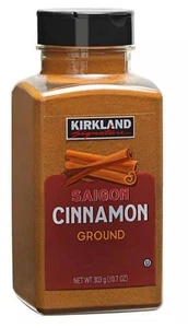 Kirkland Signature Saigon Cinnamon Ground Sweet Spice Seasoning Pack Jar 303g - Picture 1 of 2