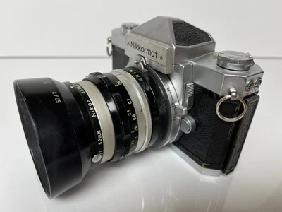 Nikkormat FTN 35mm SLR Film Camera with 50 mm/f2.0 lens - Image 1 of 4