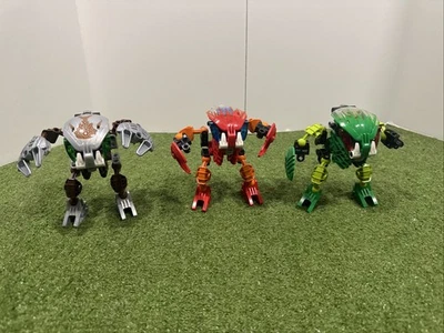 Lego Bionicle Bohrok Kal Set of 3- 8563 8564 & 8577 Vintage - Image 1 of 4