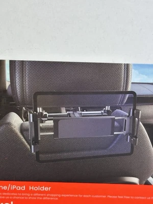 Soporte de montaje de brazo de extensión de reposacabezas de asiento de coche para tableta Kindle iPad universal Foto 1 de 4