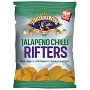 Directors Cut Jalapeno Chilli Rifters Snacks 24 x 40g Bags - Picture 1 of 4
