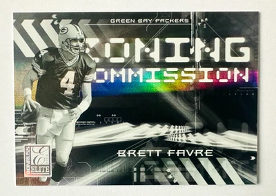 Tarjeta insertada Donruss Elite Brett Favre 2006 comisión de zonificación SP #/500 ¡Empaquetadores! Foto 1 de 3
