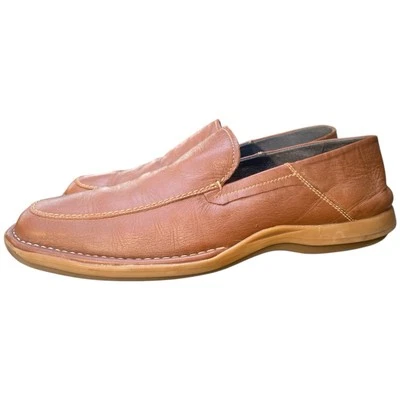 BACCO BUCCI Brown Sprint  Slip On Italian Leather Loafers Men’s Size 10.5-11 - Image 1 of 4