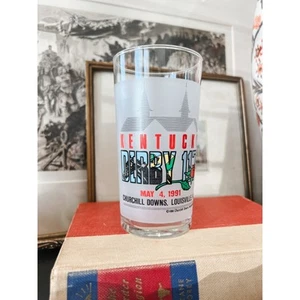 1991 Kentucky Derby Collectible Glass - Picture 1 of 3