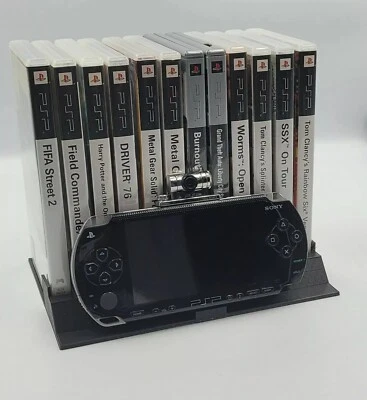 PSP Console / Games display stand (Playstation portable stand) Holds 10 games