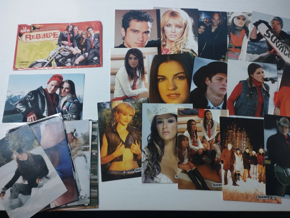 RBD Rebelde Colección Oficial 34 Photocards Fotos Postales Panini - Imagen 1 de 4