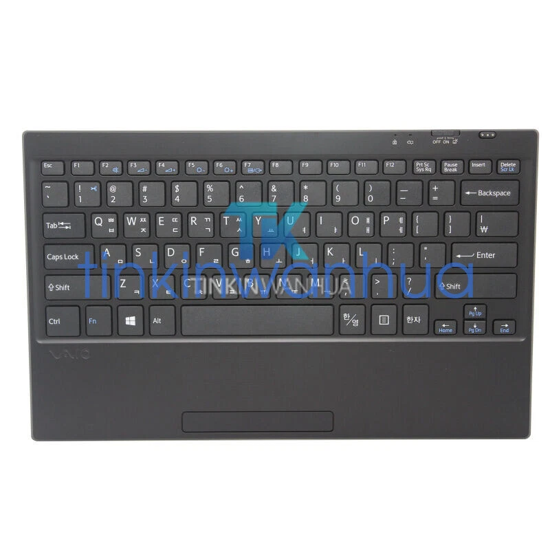 For SONY VAIO Tap 11 TAP11 SVT112 VGP-WKB16 Bluetooth Wireless Keyboard Black - Image 1 of 4