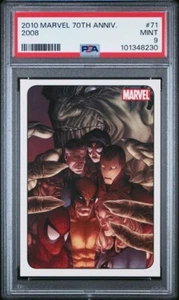 Carta Rittenhouse 2010 Marvel 70° Anniversario 2008 #71 - PSA 9 POP 1 nessuna superiore - Foto 1 di 2