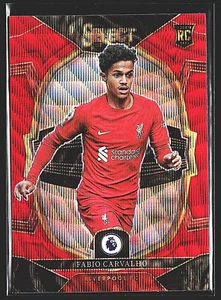 2022-23 Panini Select Red Wave Fabio Carvalho Rookie #56 Liverpool FC - Picture 1 of 2