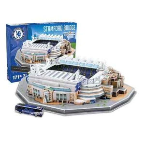 University Games Chelsea Stamford Bridge Stadium 3D Puzzle New Gift 168 pieces - Picture 1 of 2