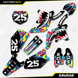 Kit de gráficos CMYK Camo Savage se adapta a calcomanías de placa 07-09 Suzuki RMZ250 RMZ 250 - Imagen 1 de 5