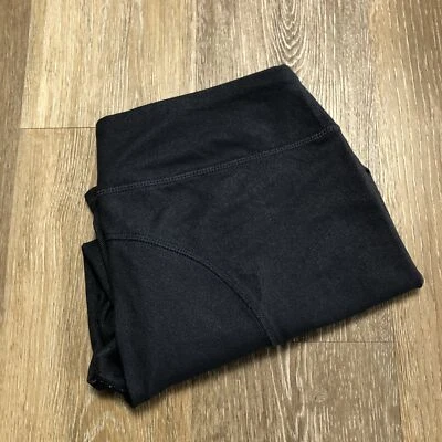 Pantalones capri SOYBU cintura elástica tiro bajo azul yoga fitness para mujer talla pequeña Foto 1 de 4