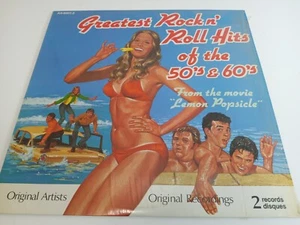 Lemon Popsicle Soundtrack 2 LP Rock N' Roll Hits of the 50's and 60's Shrinkwrap - Picture 1 of 12