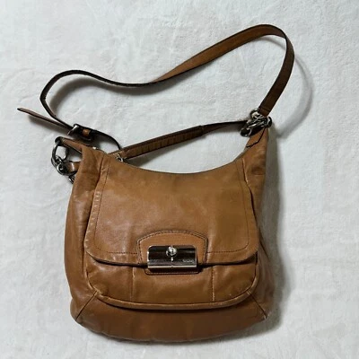 Coach Kristin Leather Hobo Handbag Purse Fashionable Designer Shoulder Bag - Image 1 of 4