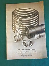 1950 Montgomery Ward Department Store Plumbing Simplified Advertising Guide 32pg