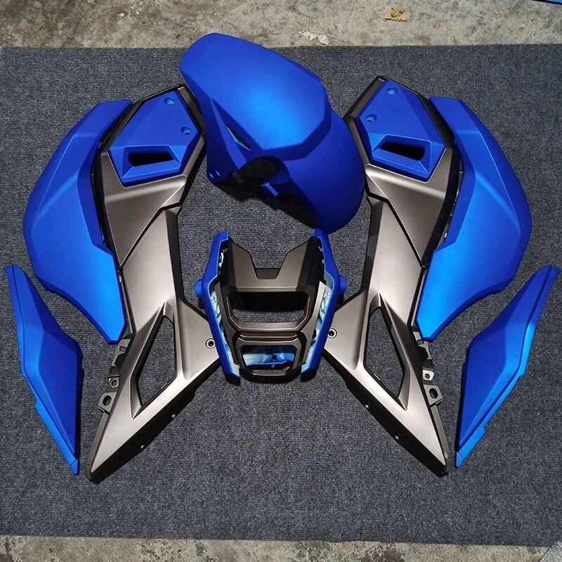 Kit carenado guardabarros moto para HONDA GROM MSX125 MSX125SF 2016-2019 azul y gris Foto 1 de 4