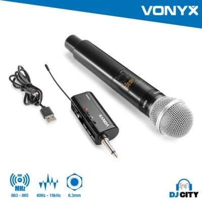 Vonyx WM55 - Wireless Microphone Plug-and-Play UHF - image 1 of 4