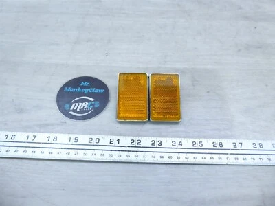 Kawasaki KZ250 LTD K451-1 1983) Juego reflectores ámbar delanteros izquierdo y derecho Foto 1 de 4