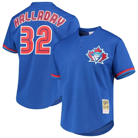 Roy Halladay Toronto Blue Jays Mitchell & Ness Cooperstown Authentic Pro Jersey Cover
