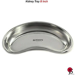 Medical Surgical kidney Dish Tray Emesis Basin 8'' Dental Stainless Steel - Picture 1 of 3