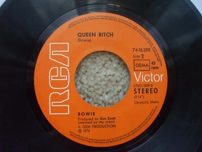 David Bowie - Rebel Rebel / Queen Bitch - RCA LPB 05009 - EX- / VG+ GERMANY 45 - Image 1 of 2