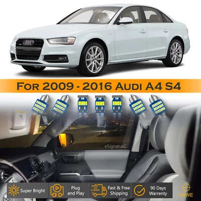 Kit de equipamiento interior bombilla luces LED ultra blancas para Audi A4 S4 2009-2016 Foto 1 de 4