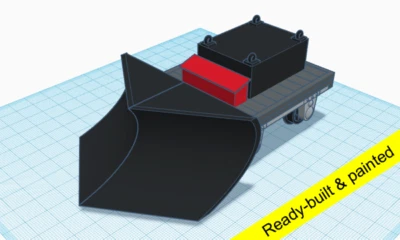 Industrial Snow Plough Ready Buillt RTR G Scale LGB Narrowgauge Garden Railway