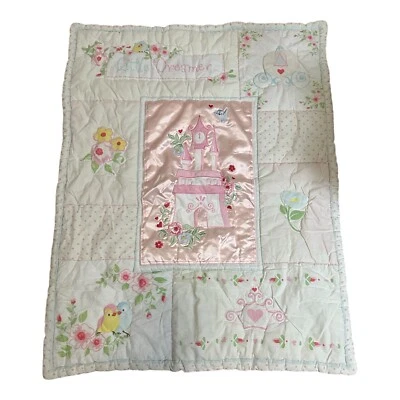 Disney Baby одеяло принцесса замок розовый атласное одеяло одеяло одеяло маленький мечтатель - Изображение 1 из 4