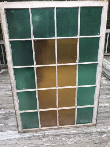 Antique Textured Architectural Colored Glass Diffused Light Church Windows Cover