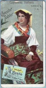 TC0054 Trade Cards: Cacao Tobler Serie 6 - Costumi Italia - numero mancante - Foto 1 di 1