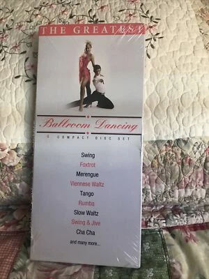 BALLROOM DANCE KINGS Ballroom Dancing 48 Song Collection- 4 CD Set Long Box NEW - Image 1 of 2