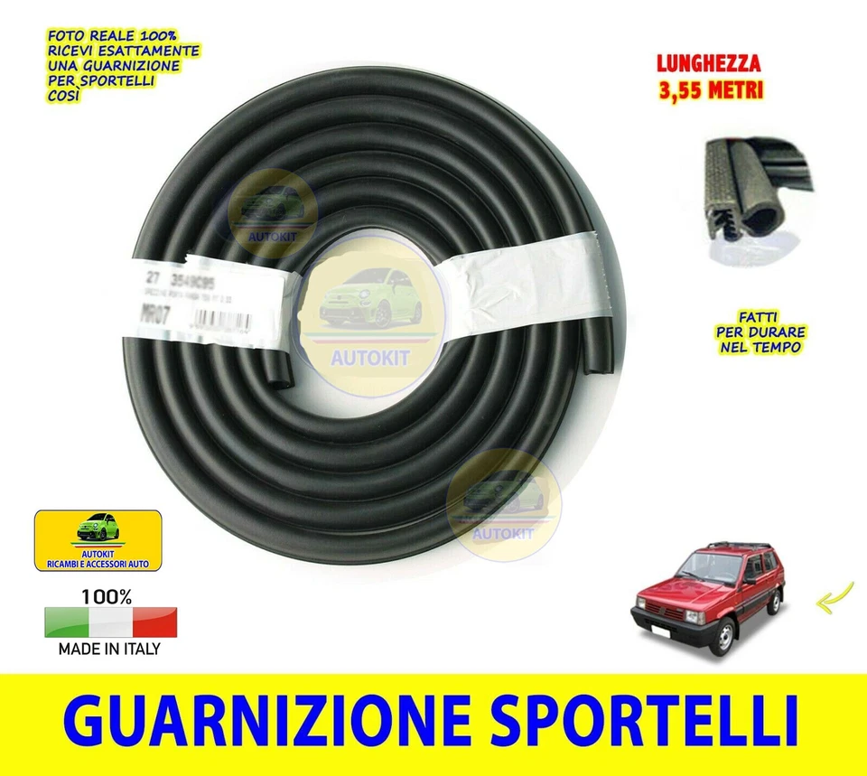 Guarnizioni Portiere Auto per  Panda 141 141A Sportello Porta Sportelli portiera - Immagine 1 di 1