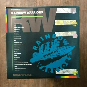 Lou Reed, U2, Sade, R.E.M. - Greenpeace Rainbow Warriors [1989] Vinyl Rock 2xLP - Picture 1 of 3