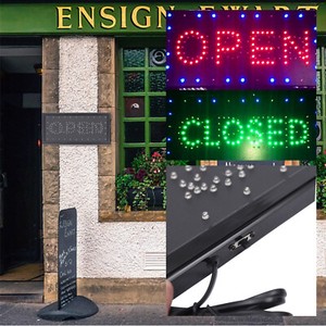 9.84'x19' Led Open & Closed Neon Light Sign Store Shop Business Display Sign