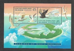 Cocos(Keeling)Islands 1995 Seabirds min sheet mnh - Picture 1 of 1
