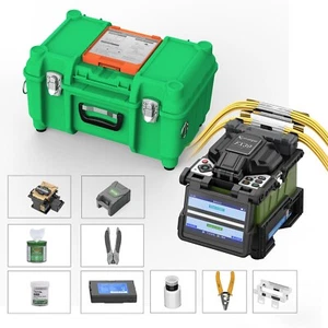 Komshine 6 Motors FX39 Optic Fiber Fusion Splicer  Core Alignment&Cleaver Kit - Picture 1 of 11