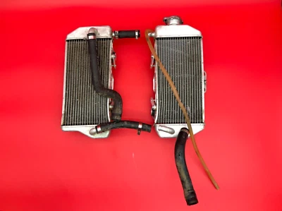 2007 2008 2009 Yamaha YZ250f YZ 250f OEM Left Right Radiator Cooling Cooler Set - Image 1 of 4
