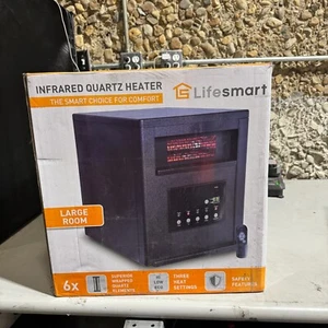 LifeSmart LifePro 6 Element 1500W Electric Infrared Quartz Indoor Space Heater - Picture 1 of 5