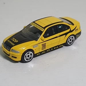 Realtoy Diecast Model - 1:59 Scale - BMW M3 - Yellow - Motorsport - Picture 1 of 12