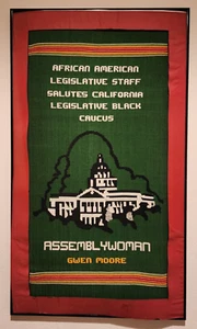 ASSEMBLYWOMAN CAUCUS AFROAMERICANO TESSITURA CALICALIFORNIA RAPPRESENTANTE GWEN MOORE - Foto 1 di 5