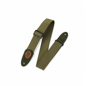 Levy's 2" Wide Green Cotton Guitar Strap / Green MSSC8-GRN Fast Free Shipping! - Picture 1 of 3