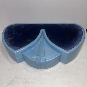 Cofre Dream Vintage de Crosby Vanity Blue Velvet - Imagen 1 de 6