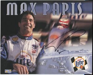 Max Papis Signed 8x10 Photo NASCAR Racing Race Car Driver